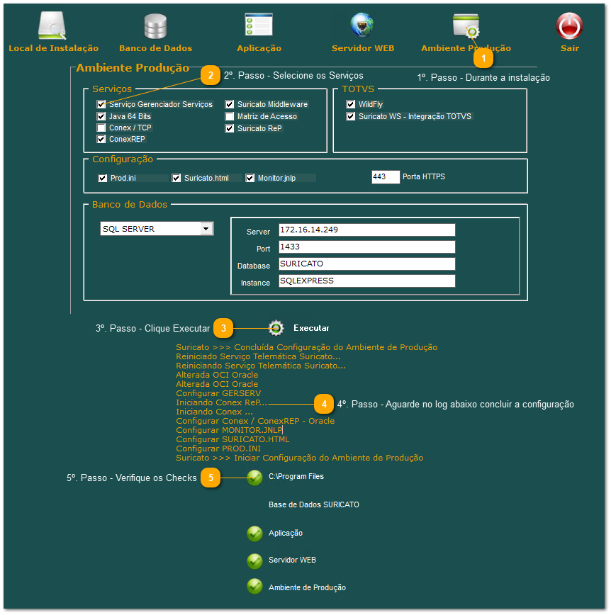 9.16. O que instalar no Suricato para Controle de Ponto