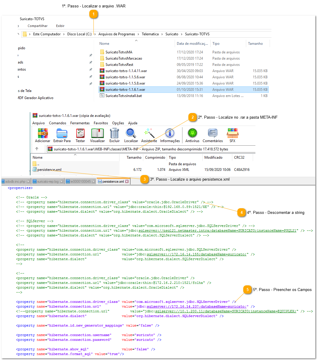 9.2. Como configurar o Suricato WS TOTVS