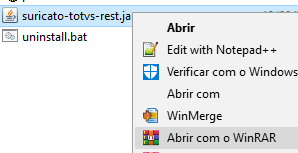 3. 3º. Passo - Abra como WinRAR
