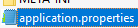 4. 4º. Passo -  Localize o arquivo application.properties