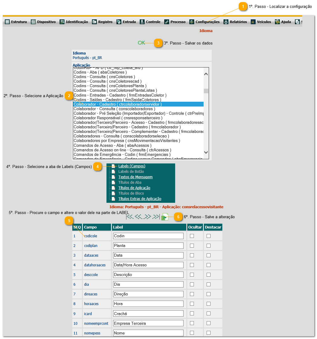2.12. Como configurar labels personalizadas