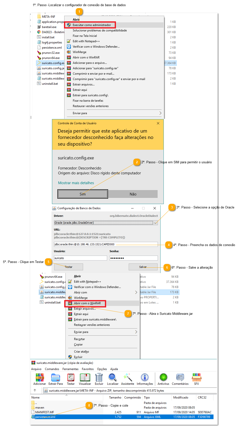 2.15. Como configurar o Middleware Oracle