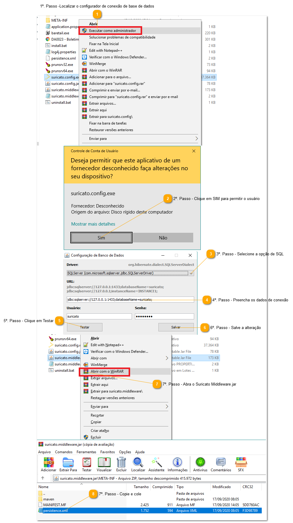 2.16. Como configurar o Middleware SQL