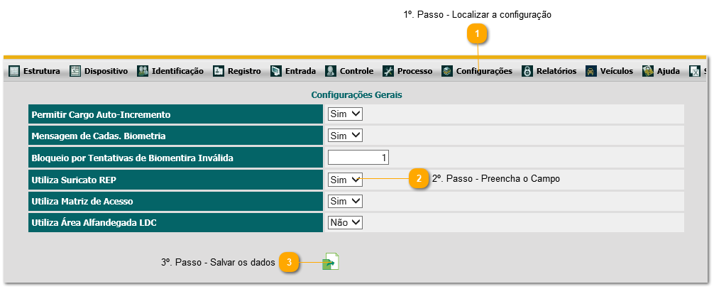 2.24. Como ativar a funcionalidade Suricato REP no Suricato