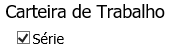 11. 11º. Passo - Selecionar os dados de Carteira de Trabalho