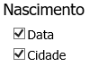 3. 3º. Passo - Selecionar os dados de Nascimento