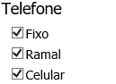 5. 5º. Passo - Selecionar os dados de Telefone