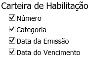 9. 9º. Passo - Selecionar os dados de Carteira de Habilitação