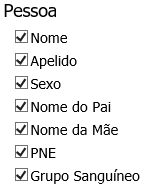 7. 7º. Passo - Selecionar os dados de Pessoa