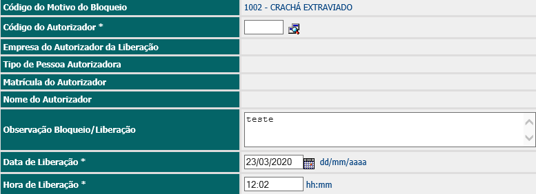 3. 3º. Passo - Preencher os campos
