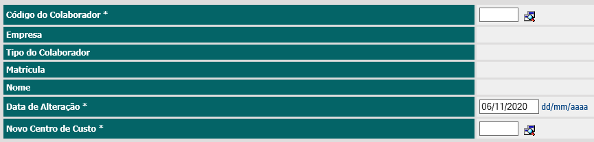 3. 3º. Passo - Preencher os campos