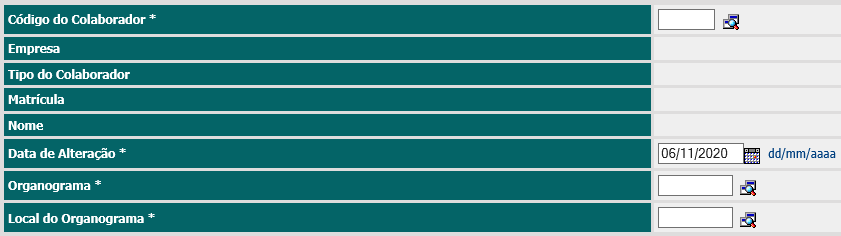 3. 3º. Passo - Preencher os campos