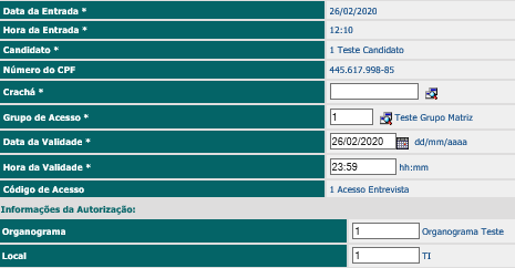 4. 4º. Passo - Preencher os campos