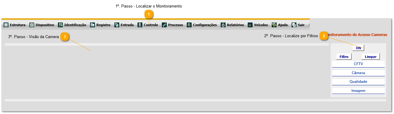 7.4. Como visualizar imagem da integração com CFTV
