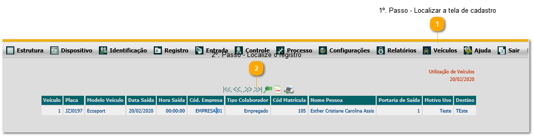 8.13. Como realizar controle de saída
