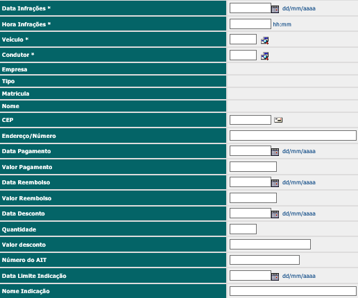 3. 3º. Passo - Preencher os campos