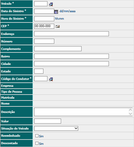 2. 2º. Passo - Preencher os campos