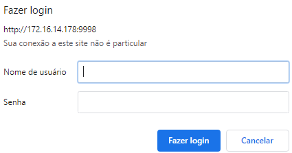 7. 7º. Passo - Usuário e Senha