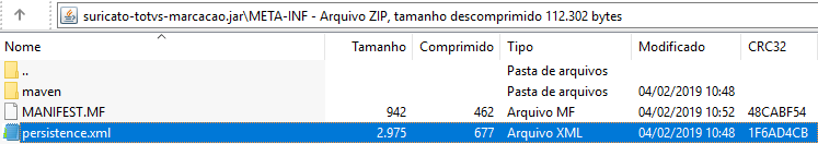 5. 5º. Passo - Localize o arquivo persistence.xml