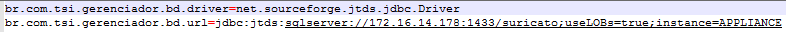 9. 9º. Passo - Altere as tags Driver e URL