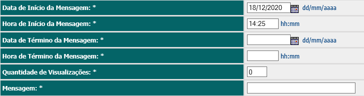 2. 2º. Passo - Preencher os Dados